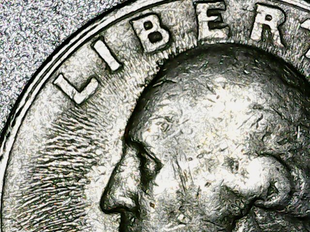 1983-P-25c---Rays-Radiating-360-Degrees-From-Both-Obverse-&-Reverse?